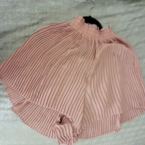 Zara Skort |Brand New|Pleated Dusty Pink|Size:S